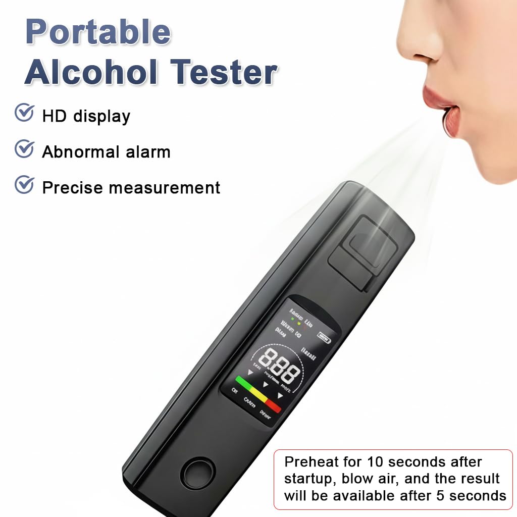 ZORBES® Breathalyzer, Upgraded Portable Professional High-Accuracy
