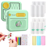 ZORBES® Portable Thermal Printer, Mini Stick Printer, Bluetooth Pocket Printer Compatible