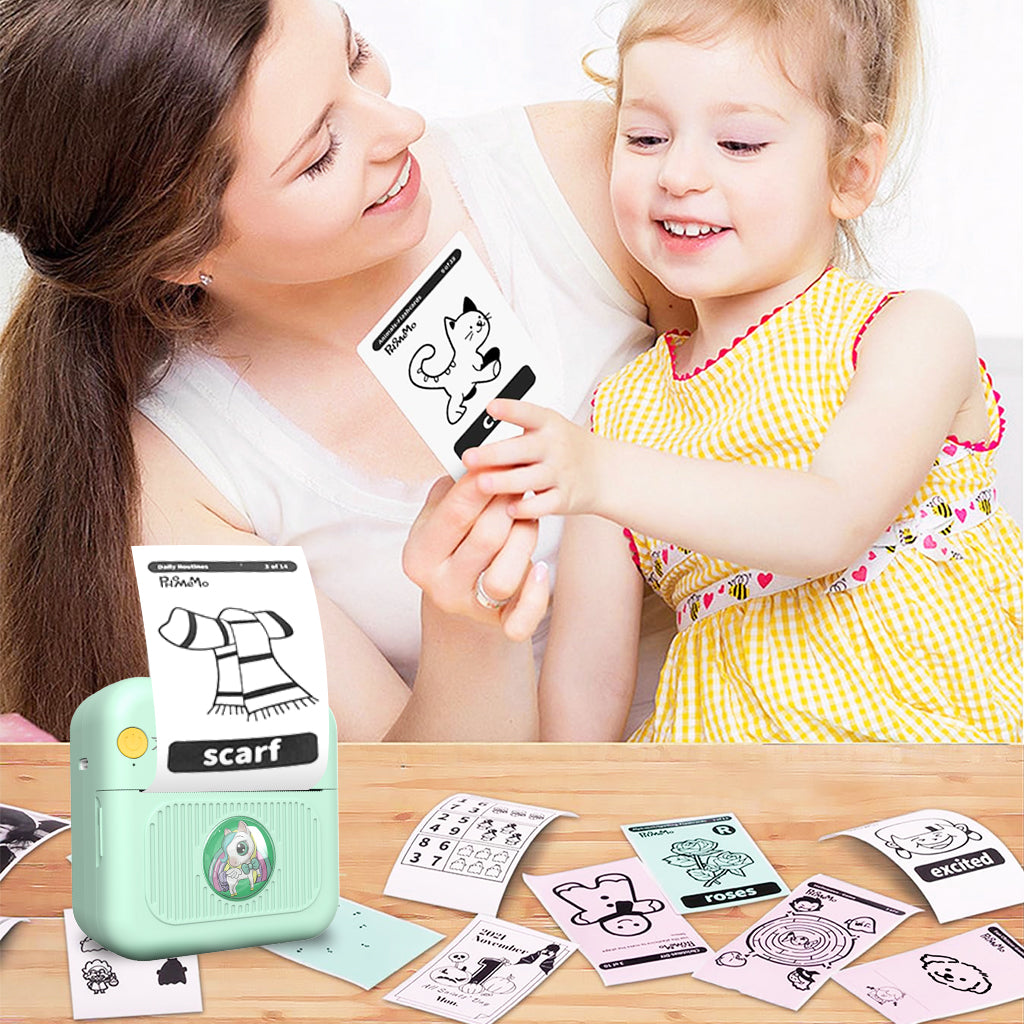 ZORBES® Portable Thermal Printer, Mini Stick Printer, Bluetooth Pocket Printer Compatible