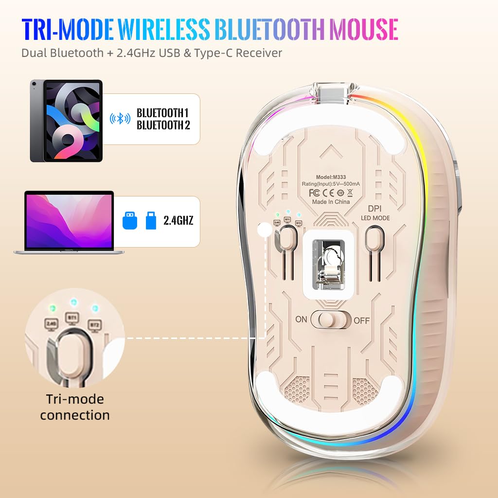 Verilux® Wireless Mouse Pink - verilux