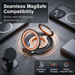 ZORBES® Magnetic Phone Ring Holder & Stand for iPhone 17 16 15 14