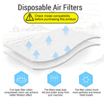 Verilux® 70Pcs Filters for CPAP Machine Replacement Cotton Filters Only for ResMed Airsense10/Aircurve10/S9 CPAP Machine