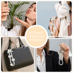 ZORBES® 3Pcs Chic Pearl Beaded Phone Charm Lanyard Flower Charm Bow Phone Loop String Phone Strap Phone Grip Lanyard Cute Girls Phone Charm Fashion Beaded Phone Chain Gifts for Girls.