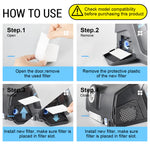 Verilux® 70Pcs Filters for CPAP Machine Replacement Cotton Filters Only for ResMed Airsense10/Aircurve10/S9 CPAP Machine