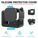 ZORBES® For GoPro Hero 4K Silicone Case Cover, Silicone Camera Shield & HD Tempered Glass Lens Screen Protectors for Gopro Hero 4K Camera ,Anti-scratch Silicone Case Covers Hero 4K Accessories Kit