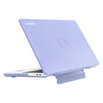 ZORBES® Laptop Case for MacBook Air 13.6 inch Sleek Purple Matte Laptop Case with Riser Stand Universal Laptop Case for MacBook Air 13.6 inch A3113 M3/ A2681 M2