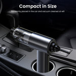 ZORBES® Electric Compressed Air Duster, 16000PA USB Rechargeable Handheld Cordless Air Duster, 120W 36000RPM Wireless Vacuum Cleaner, 2 IN 1 Keyboard Vacuum Cleaner Air Blower Dust Cleaner with Multi Nozzles