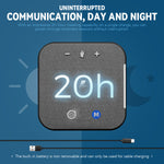 Verilux® USB Conference Speaker Noise Reduction Speakerphone with Mute Button, 360° Voice Pickup, Meeting Speakerphone Conference Mic and Speaker, Adjustable Volume, USB Plug and Go