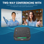 Verilux® USB Conference Speaker Noise Reduction Speakerphone with Mute Button, 360° Voice Pickup, Meeting Speakerphone Conference Mic and Speaker, Adjustable Volume, USB Plug and Go