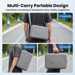 ZORBES® Carrying Case for Avata Drone, Shockproof EVA Hard Shell Storage Bag with Custom Foam Insert for Drone, Goggles & Controller, Portable Travel Case with Shoulder Strap & Mesh Pocket