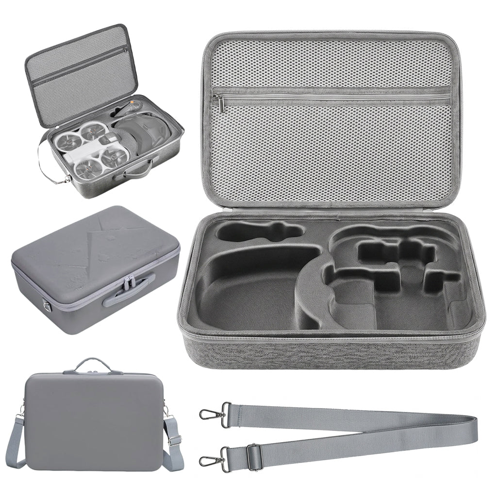 ZORBES® Carrying Case for Avata Drone, Shockproof EVA Hard Shell Storage Bag with Custom Foam Insert for Drone, Goggles & Controller, Portable Travel Case with Shoulder Strap & Mesh Pocket