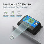 Verilux® 20A Intelligent Solar Charge Controller (12V/24V Auto-Adaptive)