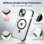 ZORBES Clear Magnetic Phone Case for iPhone 16e/17e