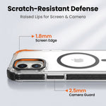 ZORBES Clear Magnetic Phone Case for iPhone 16e/17e