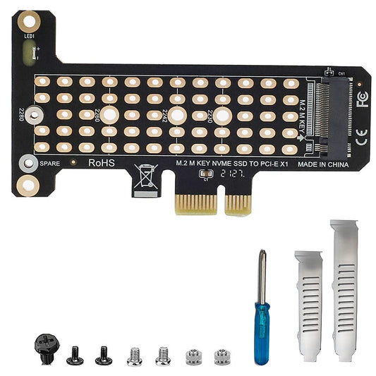 Verilux®PCI-E PCI Express 3.0 X4 to NVME M.2 NVME to NVME SSD PCI-e 3.0 x 4 Host Controller Expansion Card