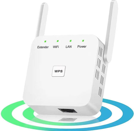 Verilux 300Mbps WiFi Extender, WiFi Booster, WiFi Repeater Covers Up to 7860 Sq. ft. Internet Booster with Ethernet Port, Quick Setup