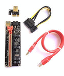 6PIN SATA Power Cable PCI-E 1X to 16X Riser Card 8 Solid Capacitors 60cm USB 3.0 Extension Cable