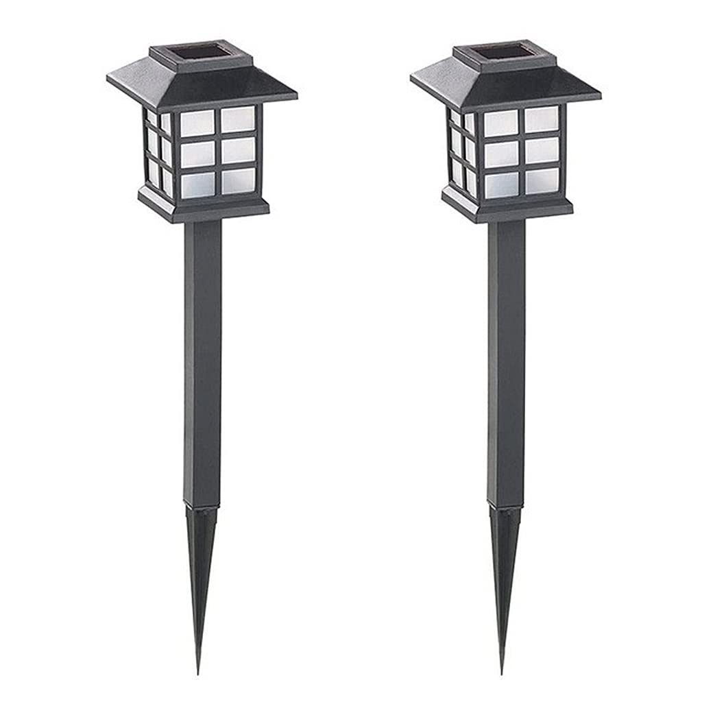 Verilux® Solar Light for Home Decoration 2 Pack IP44 Night Lamp Solar Path Lights Outdoor Solar Pathway LED Outdoor Waterproof for Garden, Patio, Yard, Landscape,Walkway and Driveway Warm White - verilux