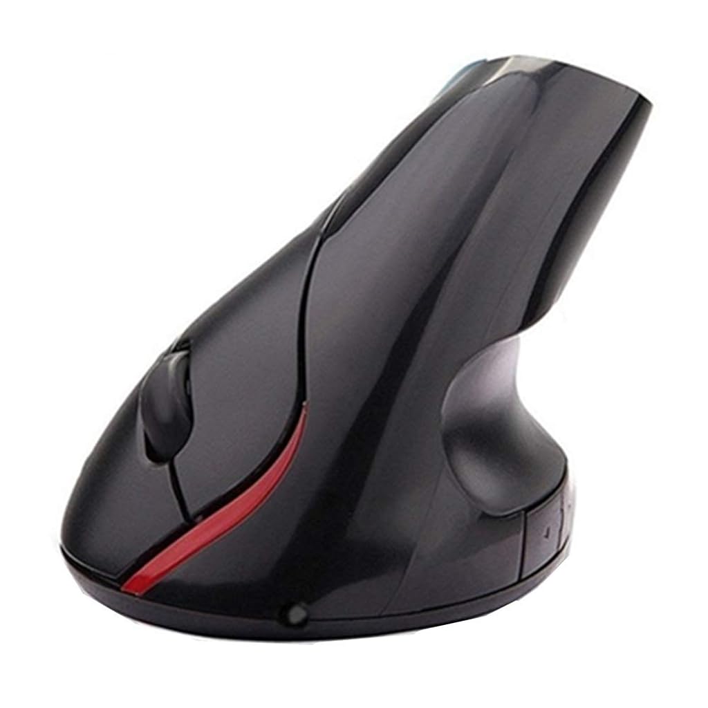 ZORBES® Vertical Mouse, Wireless 2.4G Ergonomic Vertical Mouse 5 Buttons 1600 DPI, Optical Vertical Ergonomic Laptop Mouse for Mac, PC, Desktop - verilux