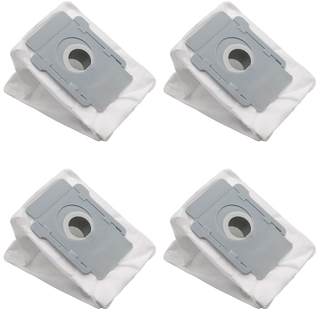 Verilux 4PCS Replacement Bags for iRobot Roomba i7 i7+ s9 s9+ Clean Base Vacuum Cleaner Parts Dust Bags