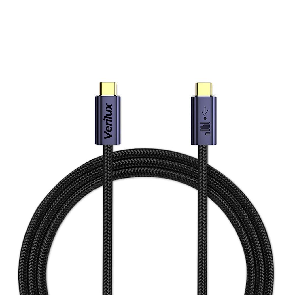 Verilux Type C Cable Fast Charging 140W 6.6Ft/2m USB Type C to Type C Cable 480 Mbps Data Transfer, PD3.1 Fast Charging Data Cable Compatible with MacBook Pro/Air, iPad Pro/Air, Samsung Galaxy S22/21