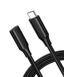 Verilux Type C Extension Cable (Gen 2/10Gbps), USB 3.2 Type C Male to Female Extension Cable 4K Video 6.6ft/2M, 100W Fast Charging Male to Female for MacBook Pro/Air, iPad Pro Dell XPS Surface Book
