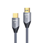 Verilux 8K HDMI 2.1 Cable 6.6FT/2m, 48Gbps High Speed Braided HDMI Cord 4K@120Hz 8K@60Hz, HDCP 2.2&2.3, eARC, HDR10, Dynamic HDR Compatible with Blu-ray/PlayStation 5/Xbox Series X/Projector/Laptop - verilux