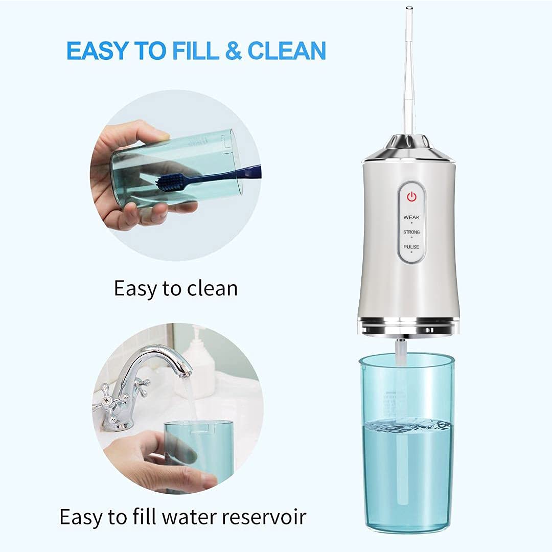 Verilux® Professional Flosser Cordless Teeth Cleaner - verilux