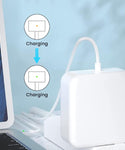 Verilux for Mac Book Pro Charger, Replacement 85W Mags Safe 2 Tip Power Supply Charger for Mac Book - 13 & 15 Inch & 17 Inch (2009/2010/2011/2012)