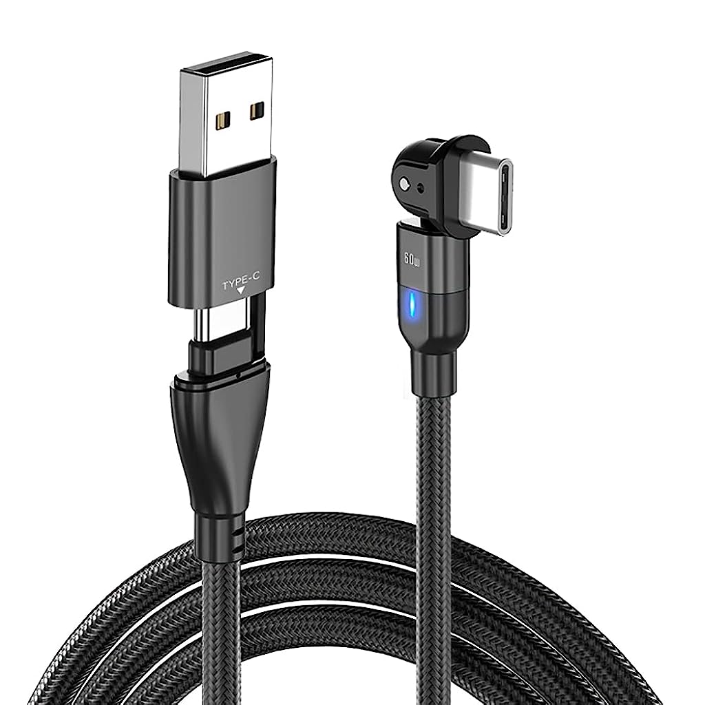 USB C to USB C Cable with USB 6.6FT 60W