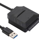 Verilux SATA to USB 3.0 Cable, USB 3.0 to SATA III Hard Drive Adapter USB 3.0 to SATA Converter Compatible for 2.5 3.5 Inch Desktop HDD/SSD Hard Drive Disk (Cable Only, Not Include 12v Adapter)