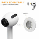 Verilux 3 Pair Replacement for Airpods Pro Ear Tips, Premium Memory Foam Ear Tips for Airpods Pro, 3 Sizes Eartips for Airpods Pro, Anti-Slip Eartips. Fit in The Charging Case, 3 Pairs (S/M/L, Grey) - verilux