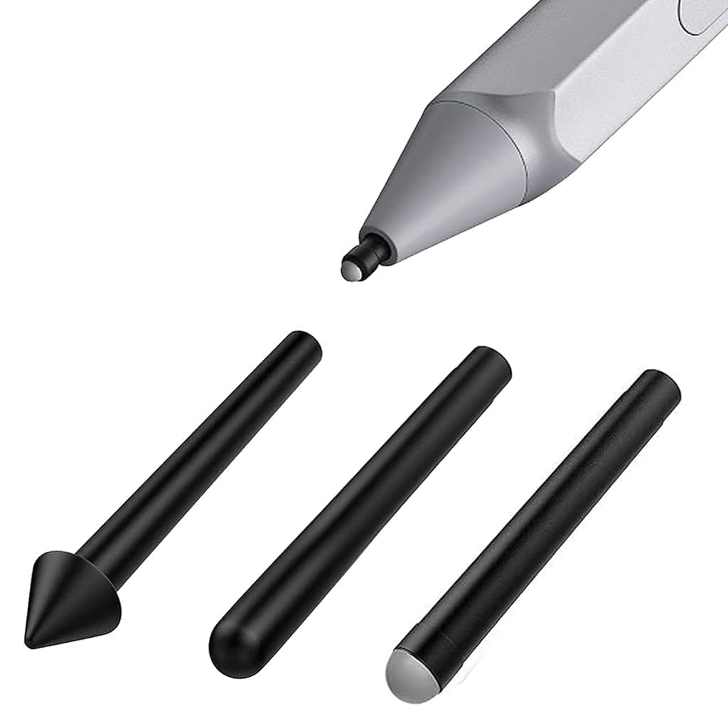 Verilux® Stylus Pen Tip for Mirco Soft Surface Pen Set of 3pcs HB/2H/H Pen Tip Replacement for MircoSoft Surface Pen, Compatible with Surface Pro 2017 Pen (Model 1776) and Surface Pro 4 Pen - verilux