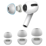 Verilux 3 Pair Replacement for Airpods Pro Ear Tips, Premium Memory Foam Ear Tips for Airpods Pro, 3 Sizes Eartips for Airpods Pro, Anti-Slip Eartips. Fit in The Charging Case, 3 Pairs (S/M/L, Grey) - verilux