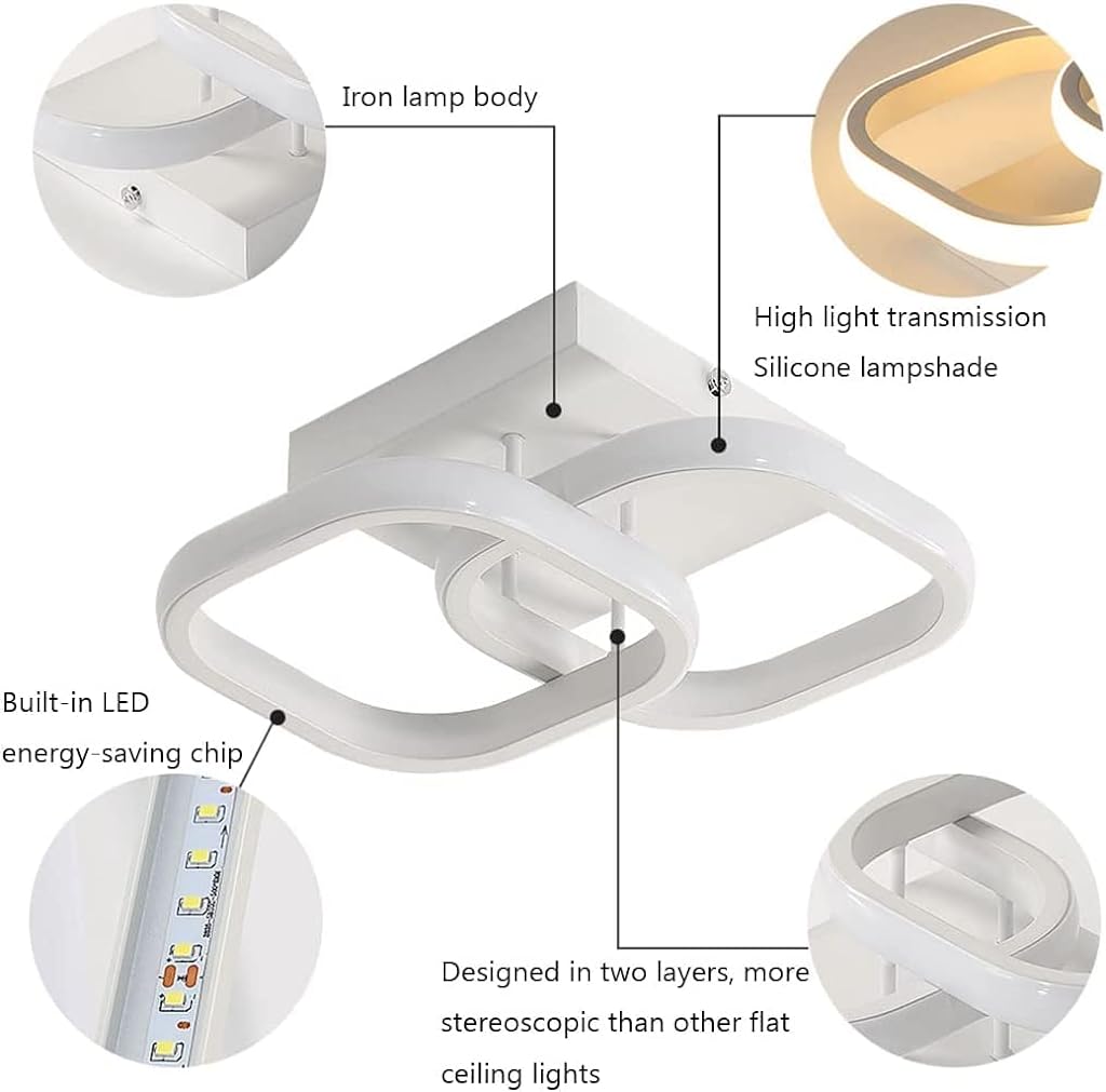 Verilux 22W Ceiling Light (Warm White Light) - verilux