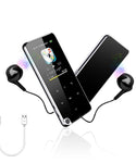 Verilux MP3 Player, Touchscreen MP3?Player?with?Bluetooth, Earphone, Metal Music Player with Built-in 4GB Storage Support 128 GB TF Card, Mp3?Player?with FM Radio, Voice Record, Video E-Book Function