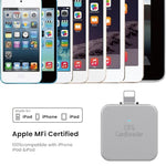 Verilux® Card Reader for iPhone 2 in 1 SD Card Reader for iPhone iPad Camera, Micro SD Card Reader wirh Micro USB Port Supports SD and TF Card Micro SD Card Adapter for iPhone iPad No App Required - verilux