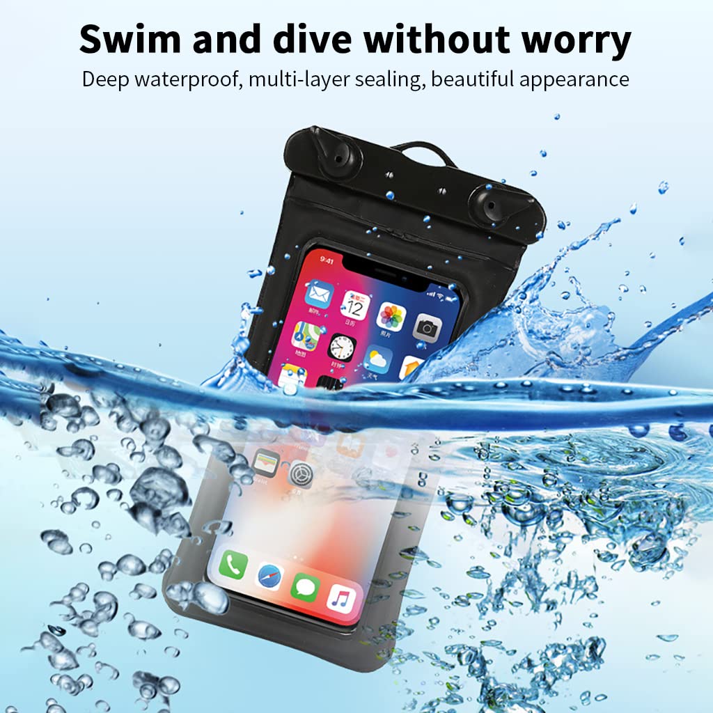 ZORBES® Waterproof Phone Case with Lanyard for Universal Phone Pouch 7.2'' for iPhone 13 Pro Max 13 Mini 12 11 Pro Max Xs Max XR X 8 7 6S, - verilux