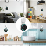 ZORBES® Wall Adapter Holder for Alexa Echo Dot 3rd Generation,A Space-Saving Solution with Cord Management for Your Smart Home Speakers, Alexa Echo Dot Accessories (White)