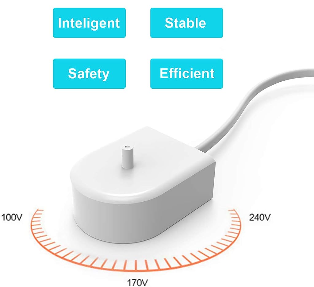 Verilux for Philips Sonicare Electric Toothbrush Charger Base, Replacement for Philips Electric Toothbrush Charger Compatible with Most of HX3000 / HX6000 / HX8000 / HX9000 Series and More - verilux