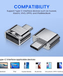 Verilux Micro SD Card Reader Mini Type C Card Reader TF Card Reader with Keychain USB C to Micro SD SDHC SDXC OTG Memory Card Reader Compatible with Laptops, MacBook Pro, Galaxy Note 20 S20