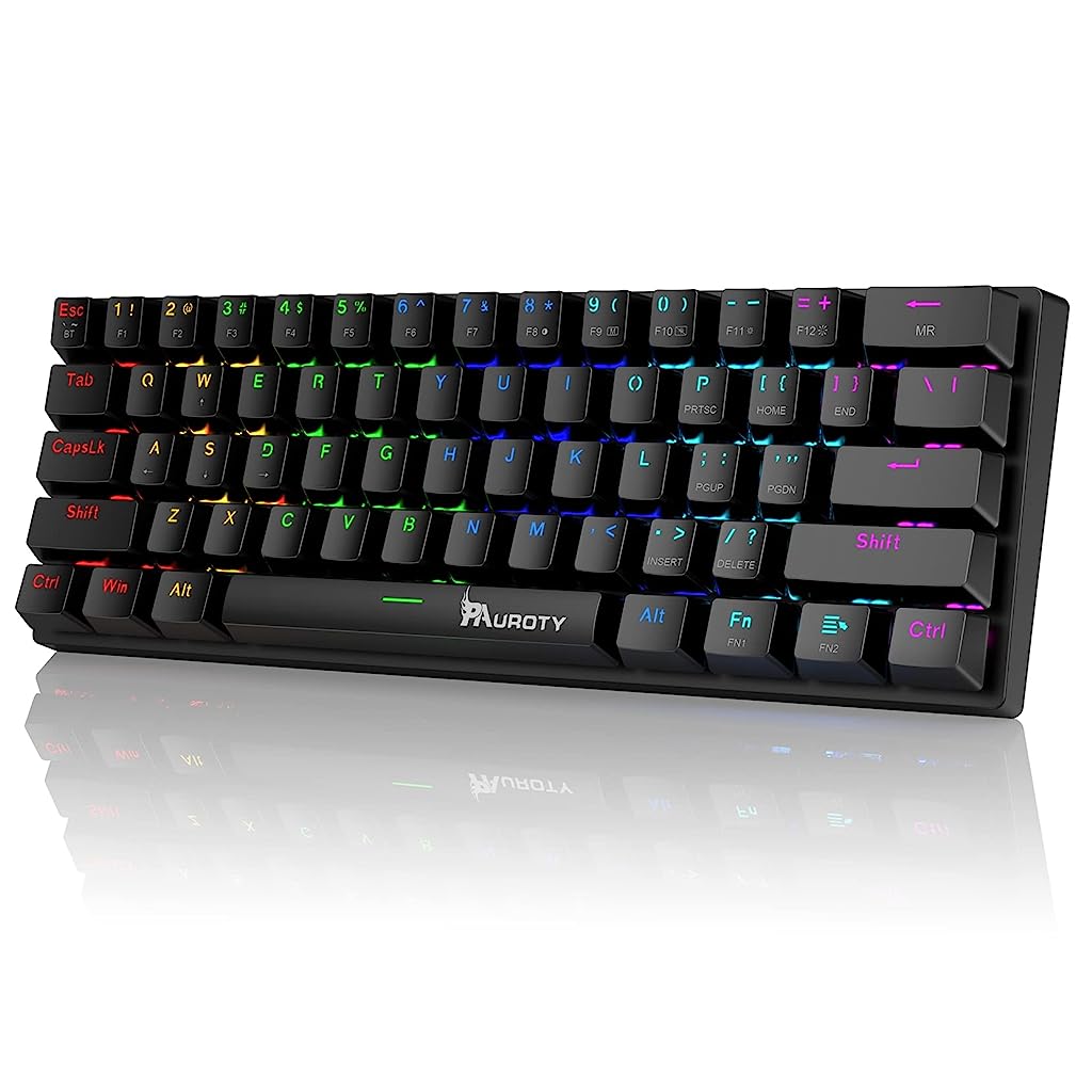 61 Keys 60% Wireless Gaming Keyboard - verilux