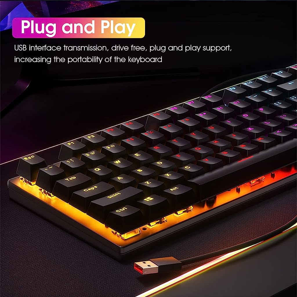 Wireless RGB Mechanical Gaming Keyboard - verilux