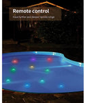 Verilux 2Pcs Waterproof IP68 Submersible Led Aquarium Lights 16 Colors&4 Mode Designs Fish Tank Aquarium Lights Underwater Battery Operated Spot Light for Aquarium Fountain Pond Pool