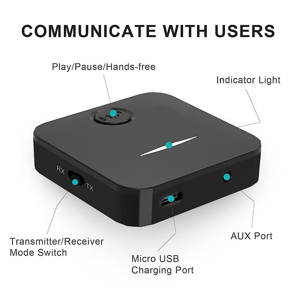 2-in-1 Bluetooth 5.0 Receiver