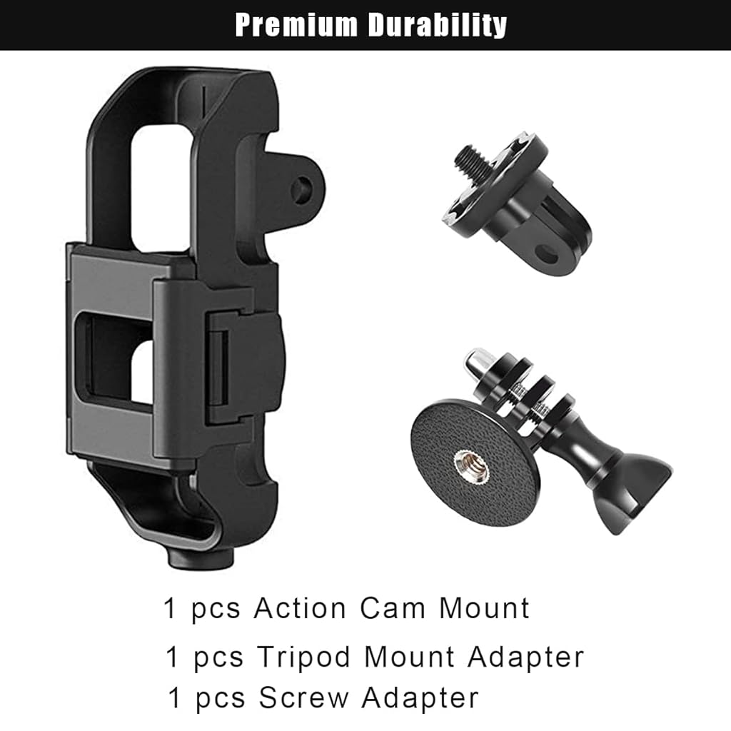 ZORBES® DJI Osmo Pocket Accessories Anti-Scratch Cover Mount Stand Bracket for DJI Osmo Pocket for DJI Pocket 2,Action Camera Mount Bracket - Black - verilux