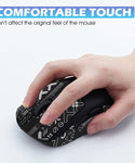 Verilux Mouse Grip Tape for Logitech G Pro Wireless Mouse Pre-Cutted Self-Adhesive Mouse Grip Tape Sweat-Proof Anti-Slip Non-Fading Gaming Mouse Skin Cool Mice Upgrade Kit (Mouse is NOT Included)