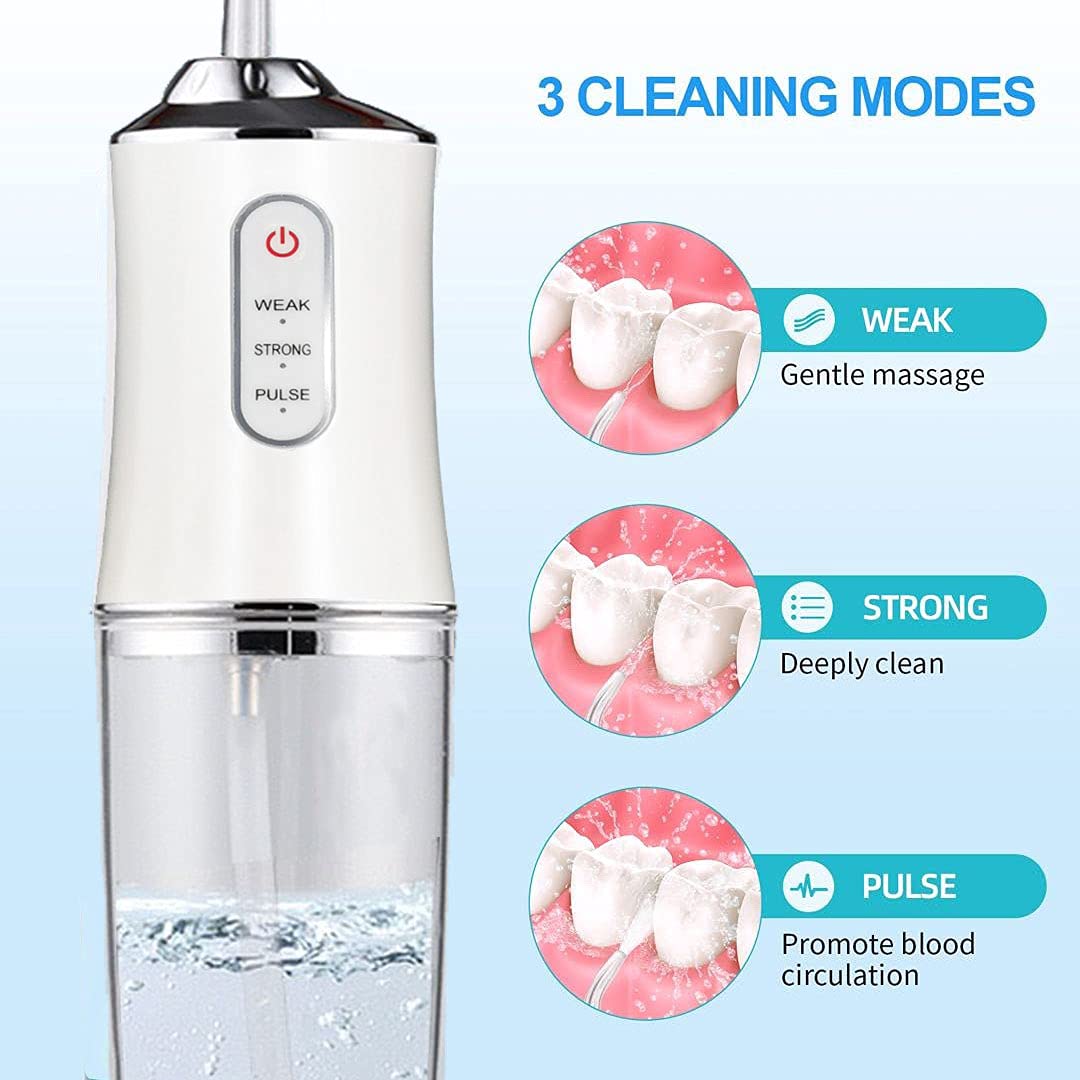 Verilux® Professional Flosser Cordless Teeth Cleaner