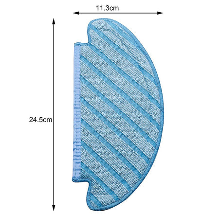 Verilux 3 Pcs Mop Cloth Pads for Ecovacs DEEBOT OZMO T8 N8+ N8 Pro Vacuum Cleaner Replacement Parts Acccessory