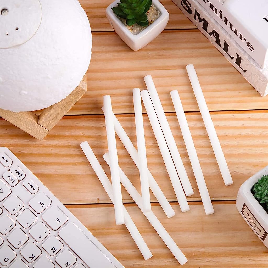 Verilux Cotton Swabs for Humidifiers, 15pcs Humidifier Cotton Stick Water Absorbent Cotton Bar, Universal 3.93'' Cotton Stick for Most Humidifier - verilux